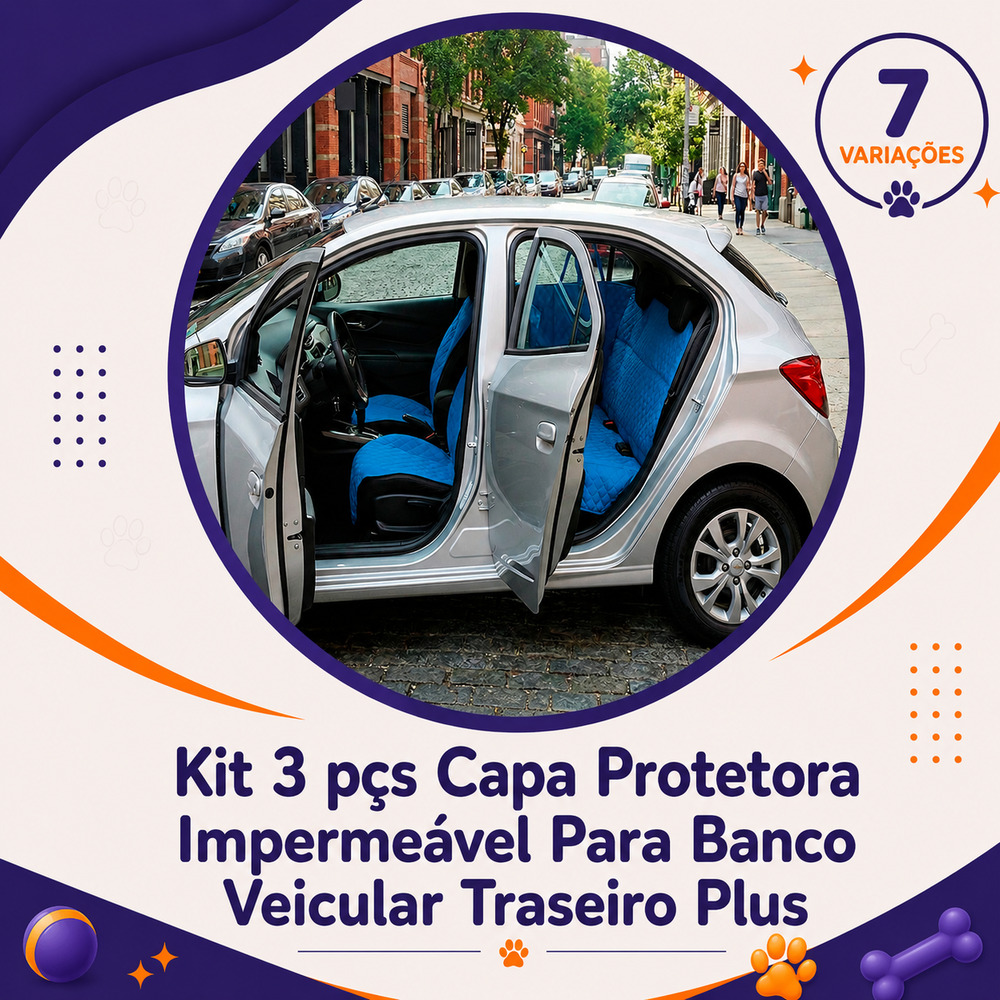 capa Kit 3 pçs Capa Protetora Impermeavel Para Banco Veicular Traseiro Plus.jpg