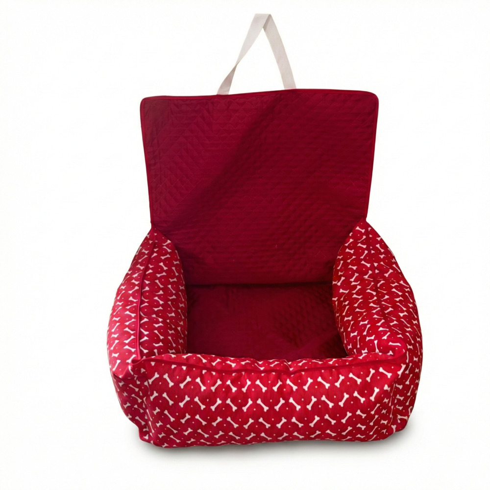 Protetor Banco Veicular Impermeavel Toddy Pequeno Estampado Vermelho (1).jpg