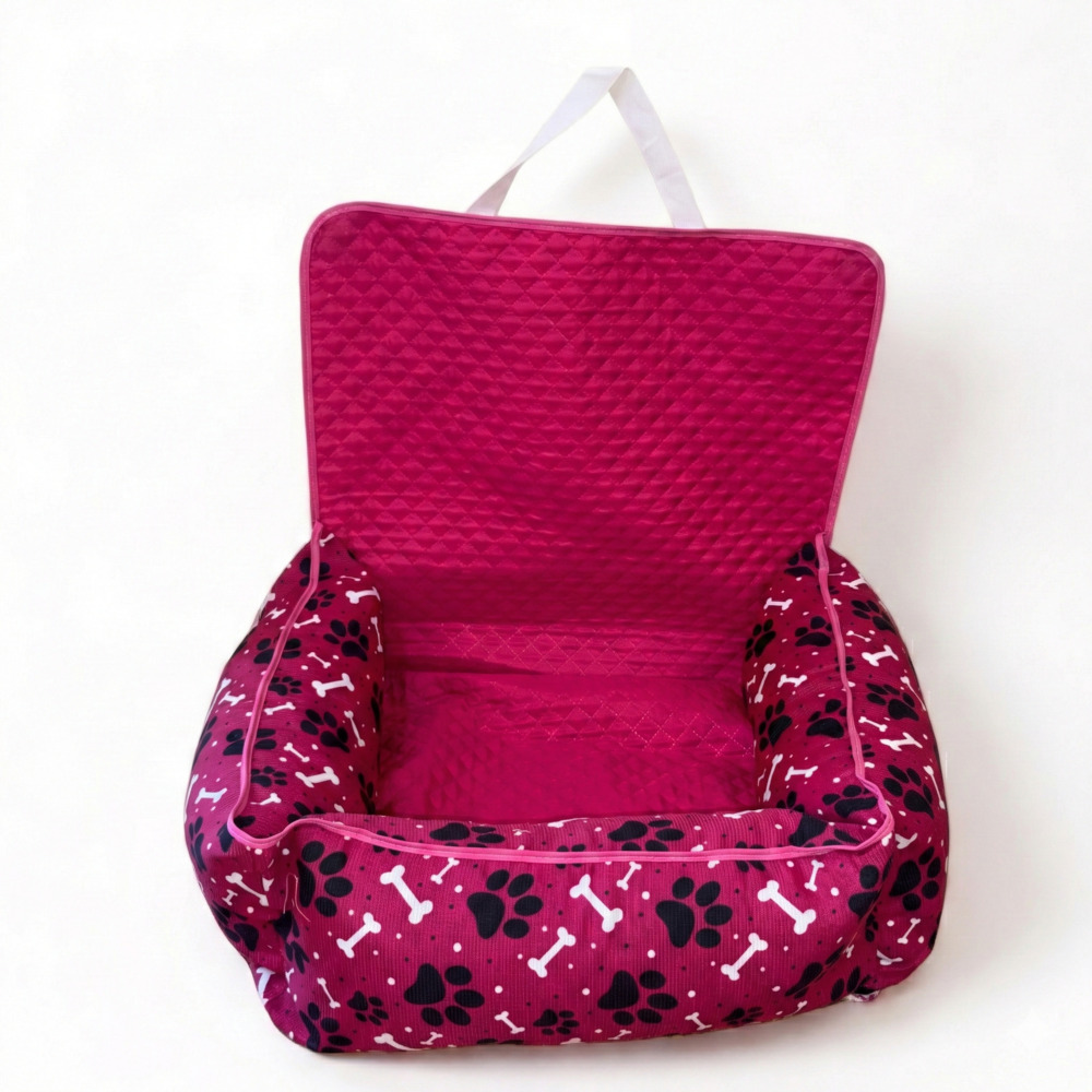 Protetor Banco Veicular Impermeavel Toddy Pequeno Estampado Pink (1).jpg