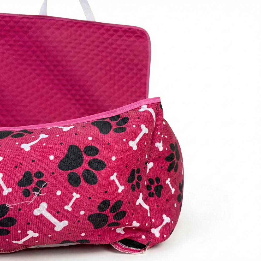 Protetor Banco Veicular Impermeavel Toddy Pequeno Estampado Pink (2).jpg