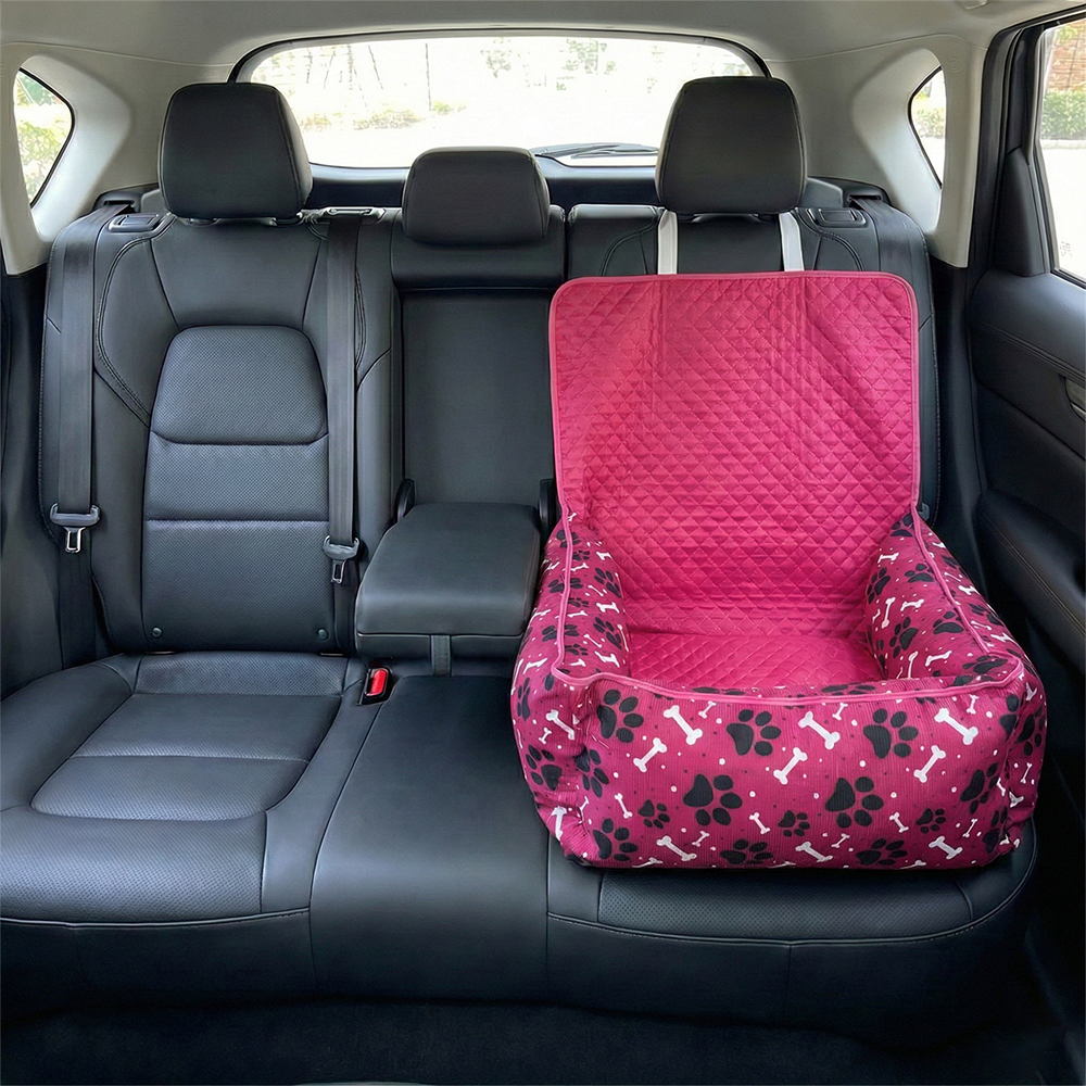 Protetor Banco Veicular Impermeavel Toddy Pequeno Estampado Pink (5).jpg