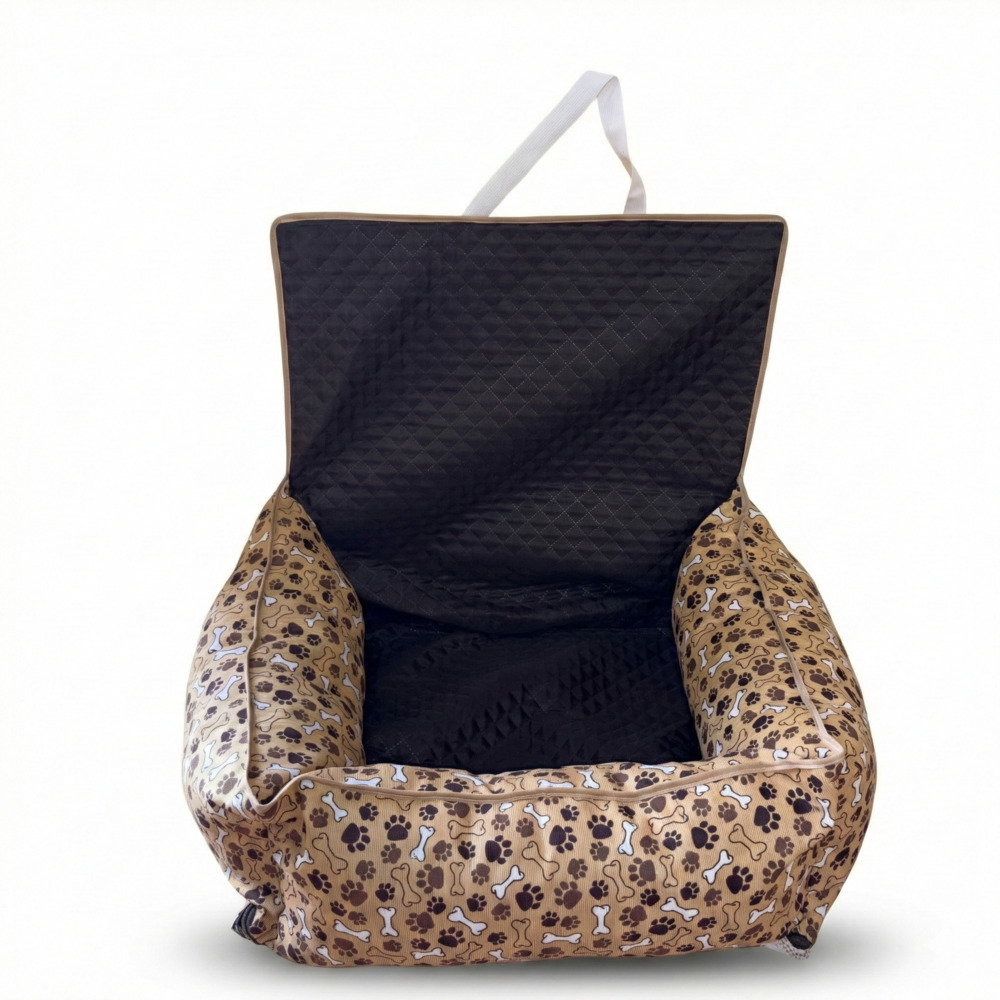 Protetor Banco Veicular Impermeavel Toddy Pequeno Estampado Marrom (1).jpg