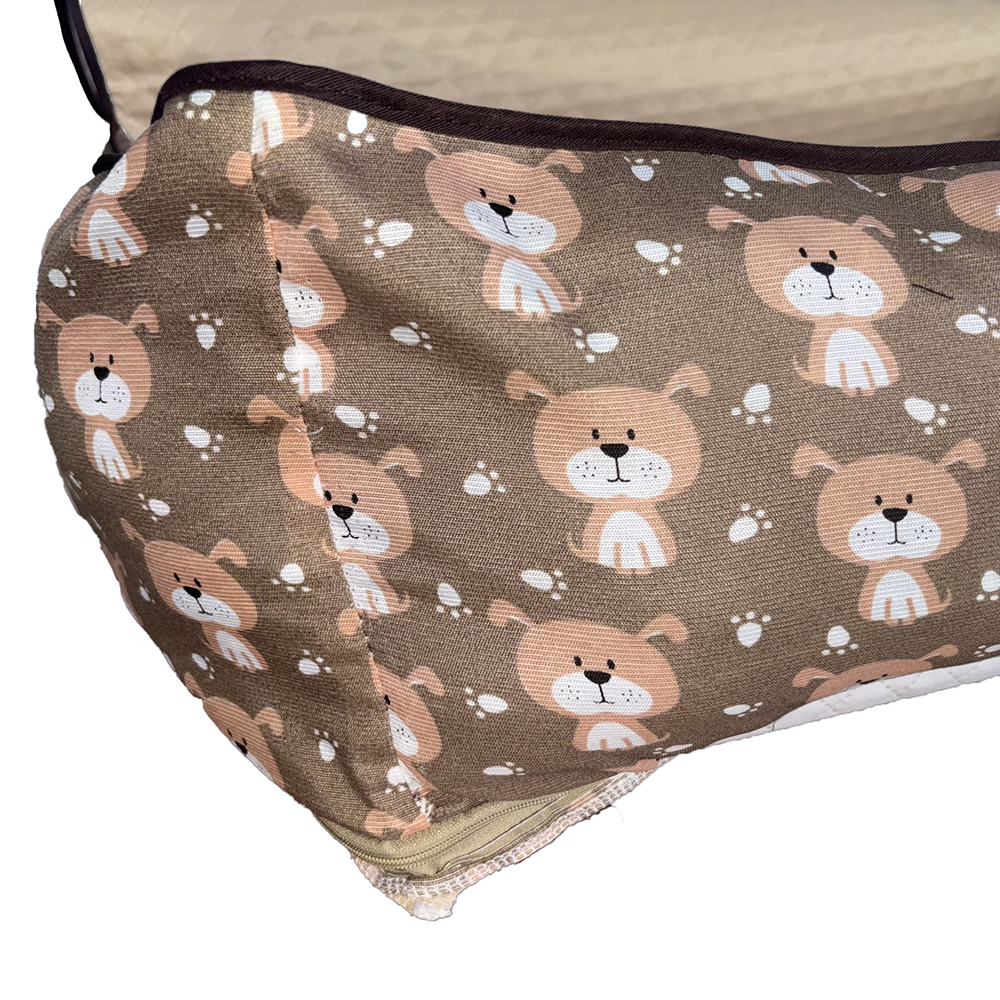 Protetor Banco Veicular Impermeavel Toddy Pequeno Estampado Avelã (2).JPEG