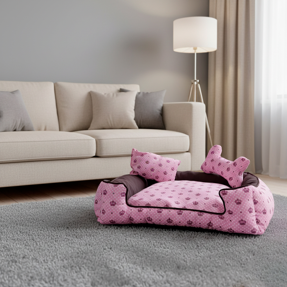 Cama Pet Impermeavel Onix Realeza Rosa (7).jpg