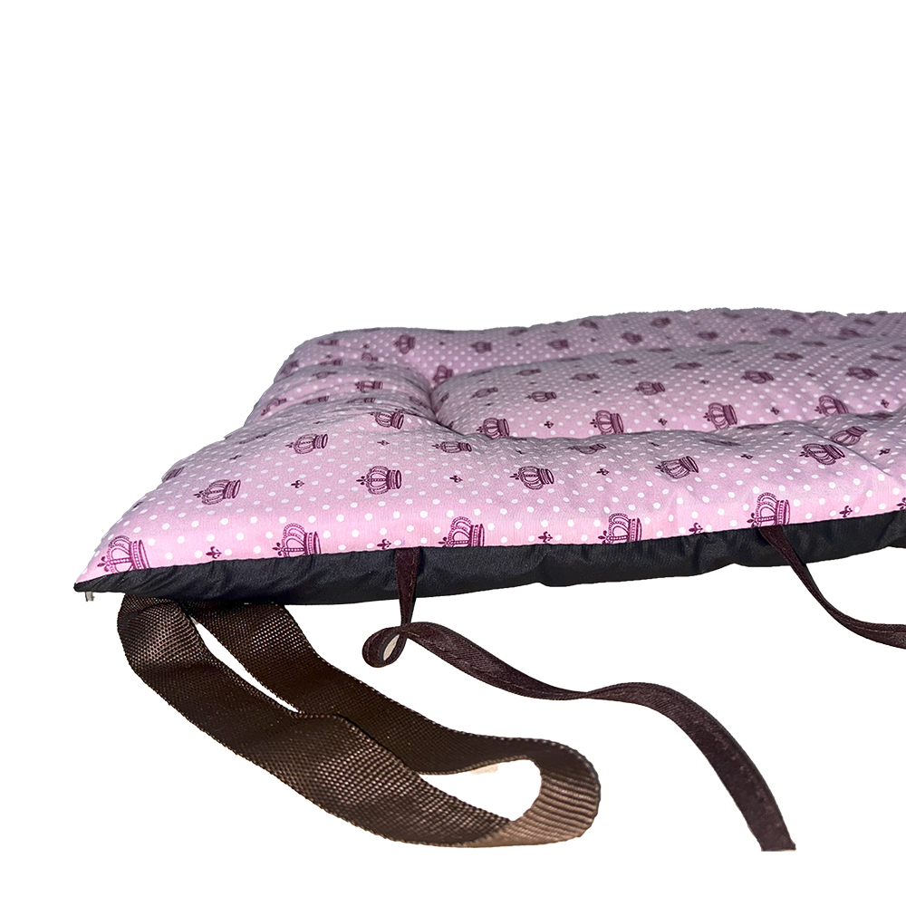 Colchonete Transporte Pet Hanna TOP Realeza Rosa (4).jpg