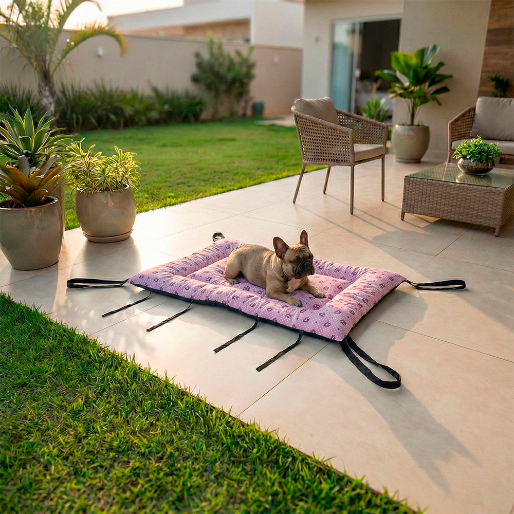 Colchonete Transporte Pet Hanna TOP Realeza Rosa (6).jpg
