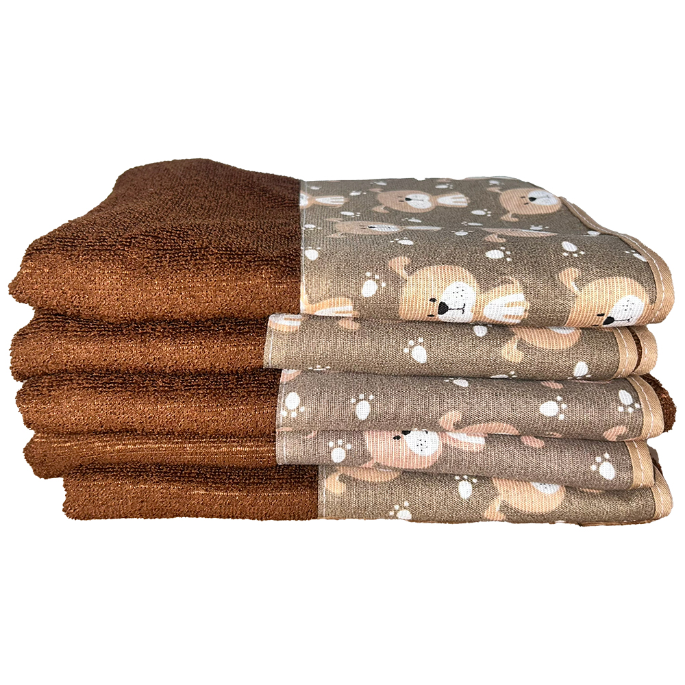Kit com 05 Toalhas Splash Marrom (1).jpg
