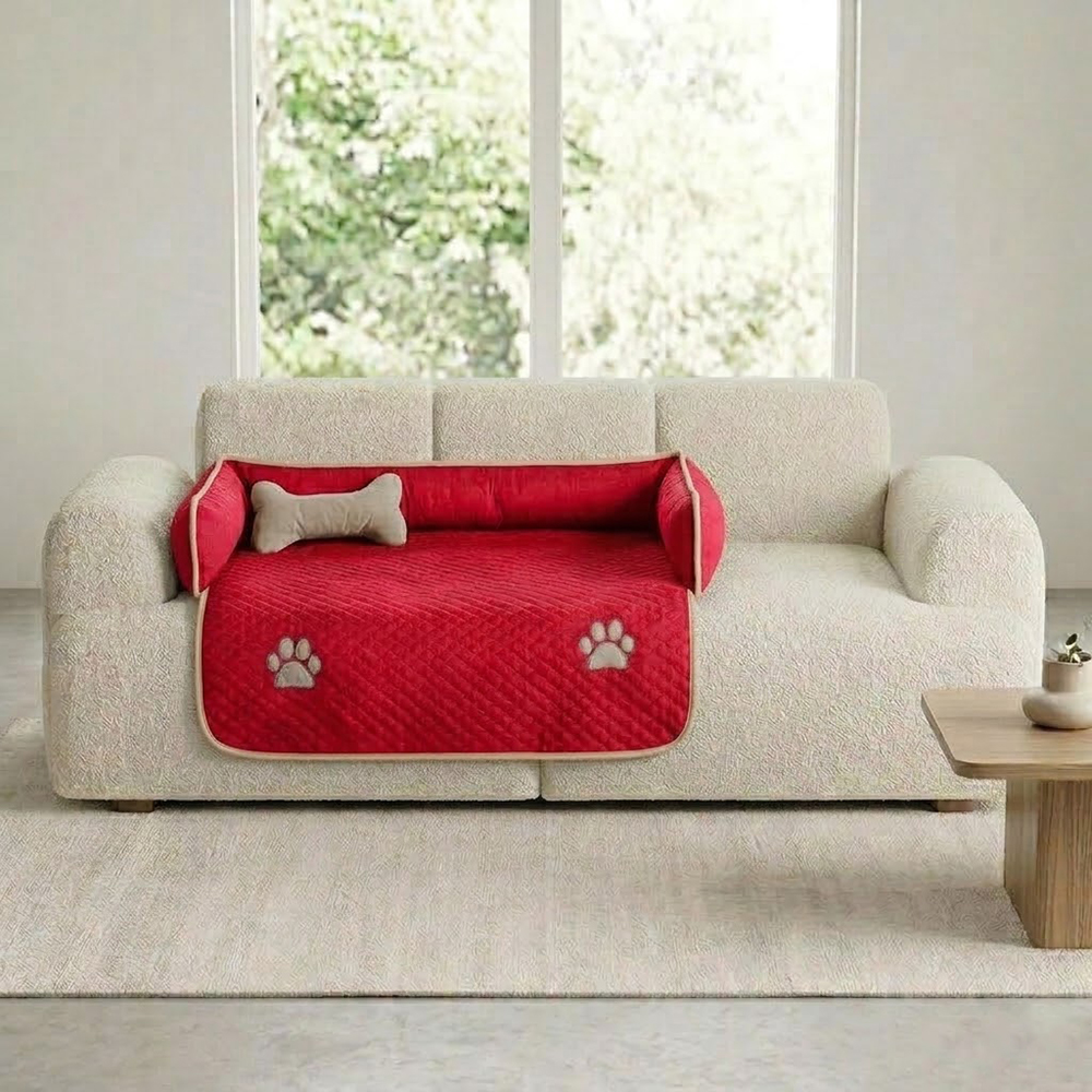 Protetor de Sofá Pet Snoopy Grande Vermelho (5).jpg