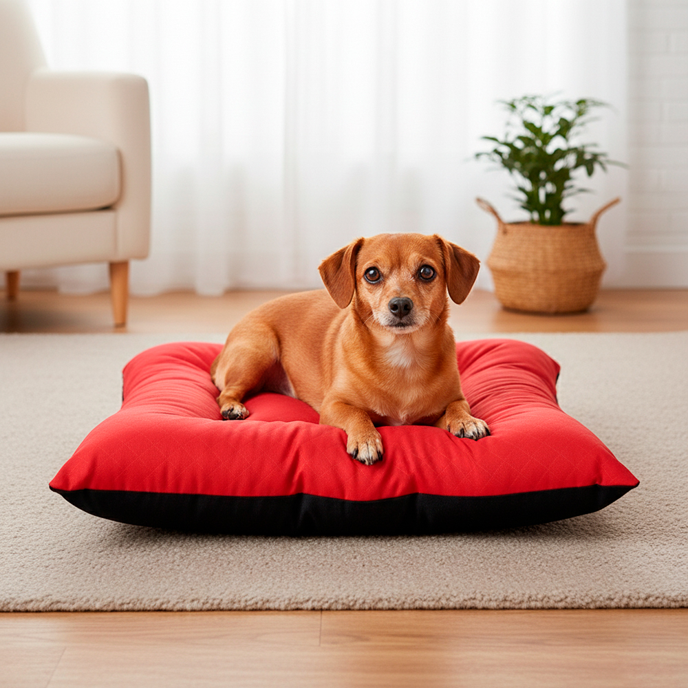 Colchonete Pet Impermeavel Toddy Pequeno Vermelho (5).jpg